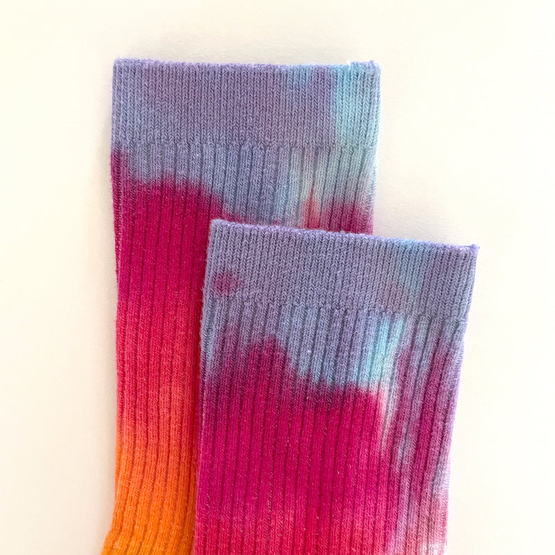 Rainbow Hand-Dyed Dressy Socks