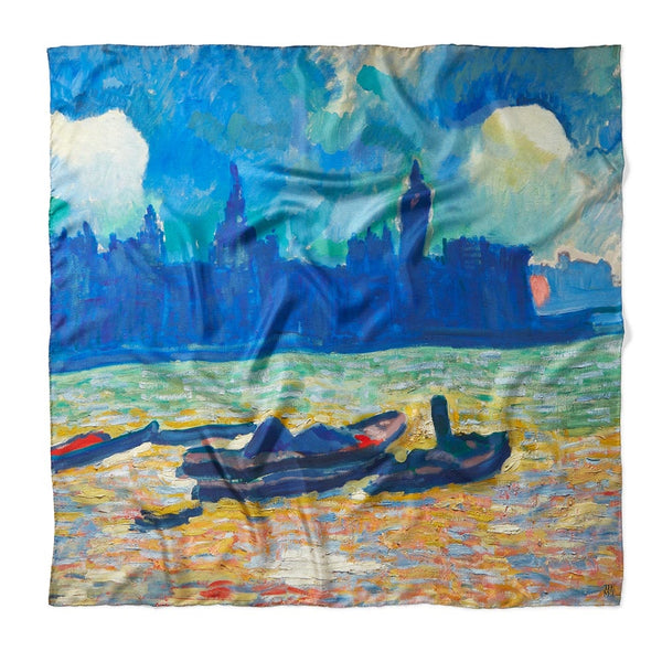 André Derain “Palace of Westminster” Silk Scarf