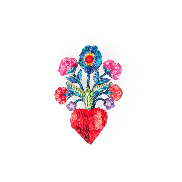 Frida's Flowers Brooch Pin