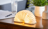 Smart Accordion Lamp - Walnut
