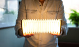 Smart Accordion Lamp - Walnut