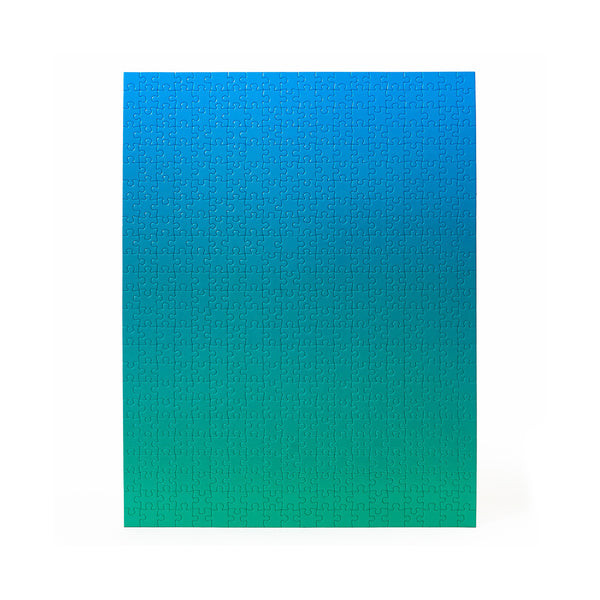 Gradient Puzzle - Blue Green (500 Piece)