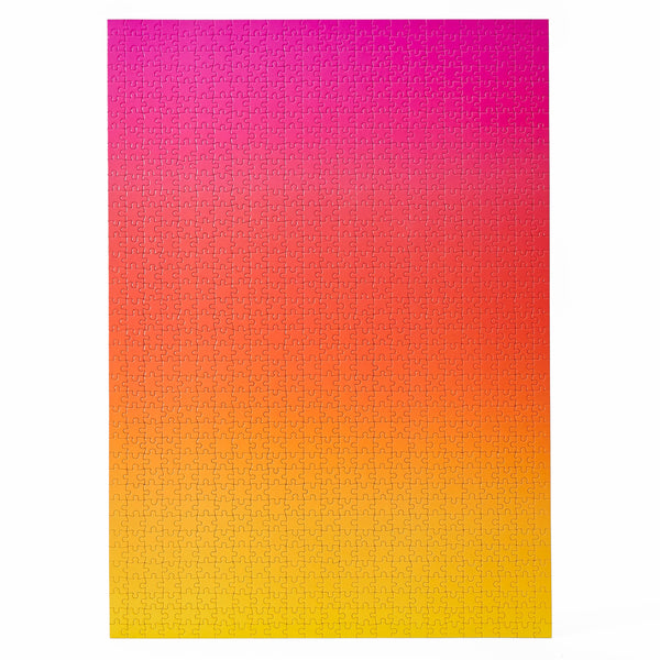 Gradient Puzzle - Pink Yellow (1000 Piece)
