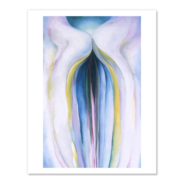 Georgia O'Keeffe "Grey Lines with Black, Blue and Yellow" Print