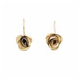 Petite Rose Bronze Earrings