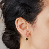 Petite Rose Bronze Earrings