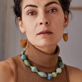 Large Mevia Bronze Earrings