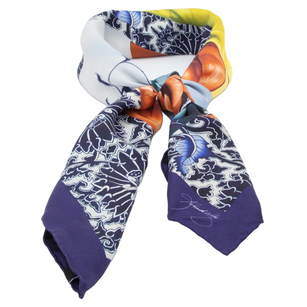 Two Heroic Sisters of the Grassland Silk Scarf