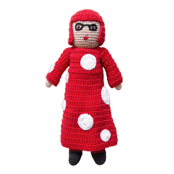 Yayoi Kusama Crochet Doll