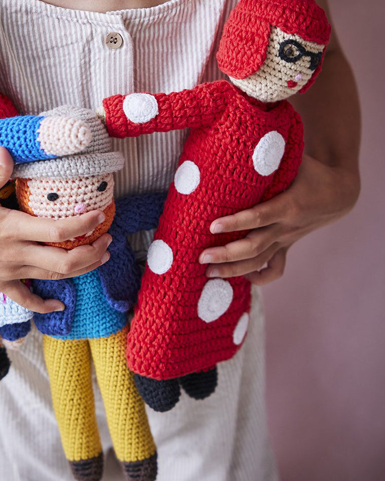 Yayoi Kusama Crochet Doll