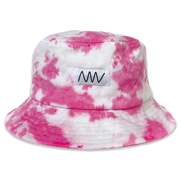 Pinky Tie-Dye Bucket Hat