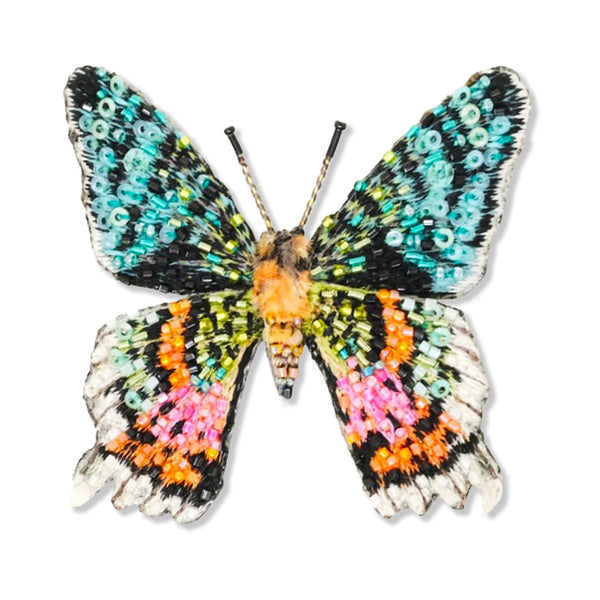 Madagascar Sunset Moth Brooch Pin