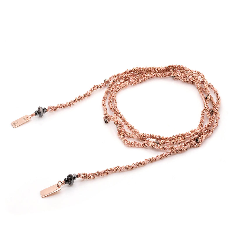 N° 182 Necklace - Pink / Gold / Nude