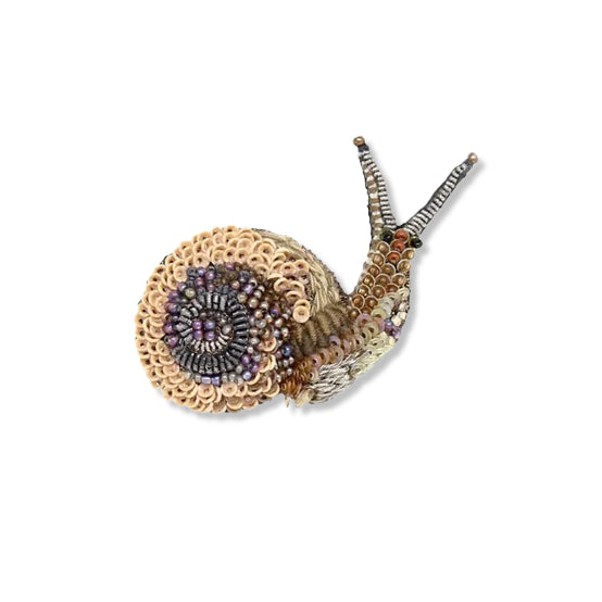 Melting Snail Brooch