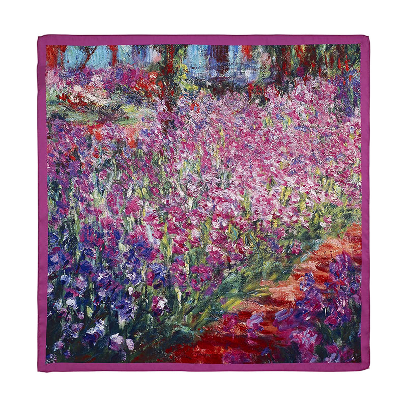 Monet “The Artist’s Garden at Giverny” Square Scarf