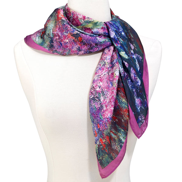 Monet “The Artist’s Garden at Giverny” Square Scarf