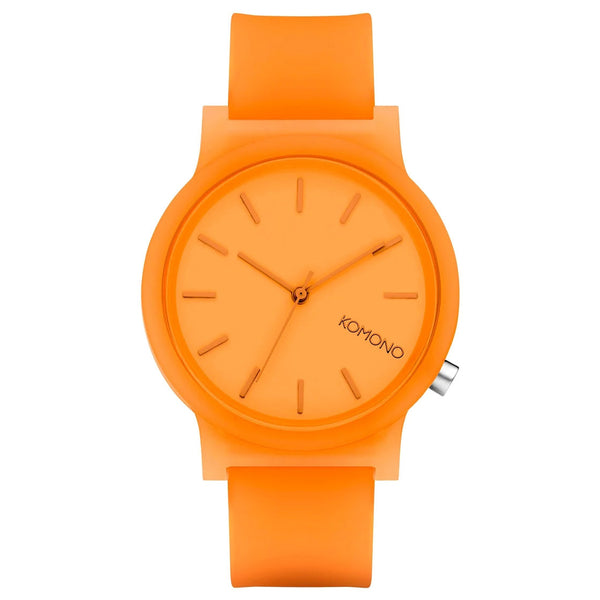 Mono Watch - Neon Orange Glow