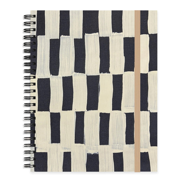 Row Medium A5 Notebook: Blank
