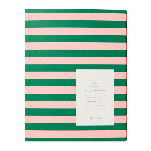 Notem - Uma Medium Notebook - Green & Rose