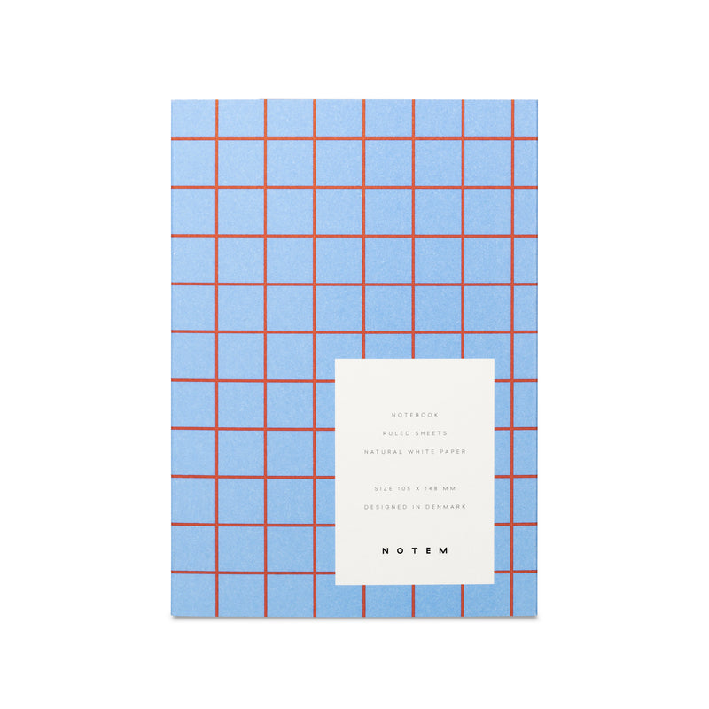 Uma Small Notebook - Light Blue & Dark Green