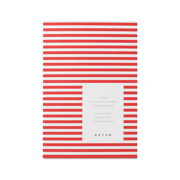 Notem - Vita Small Notebook - Bright Red