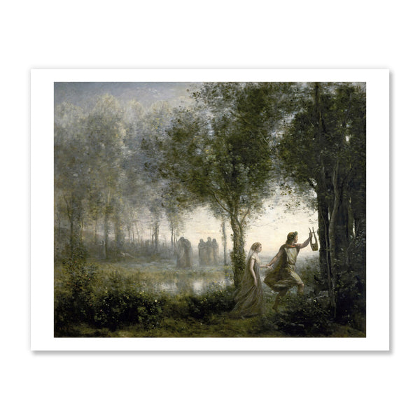 Jean-Batiste-Camille Corot "Orpheus Leading Eurydice" Print
