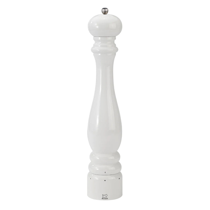Classic Wooden Pepper Mill - White 17in
