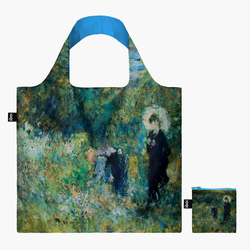 Renoir “Woman with a Parasol in a Garden” Recycled Bag