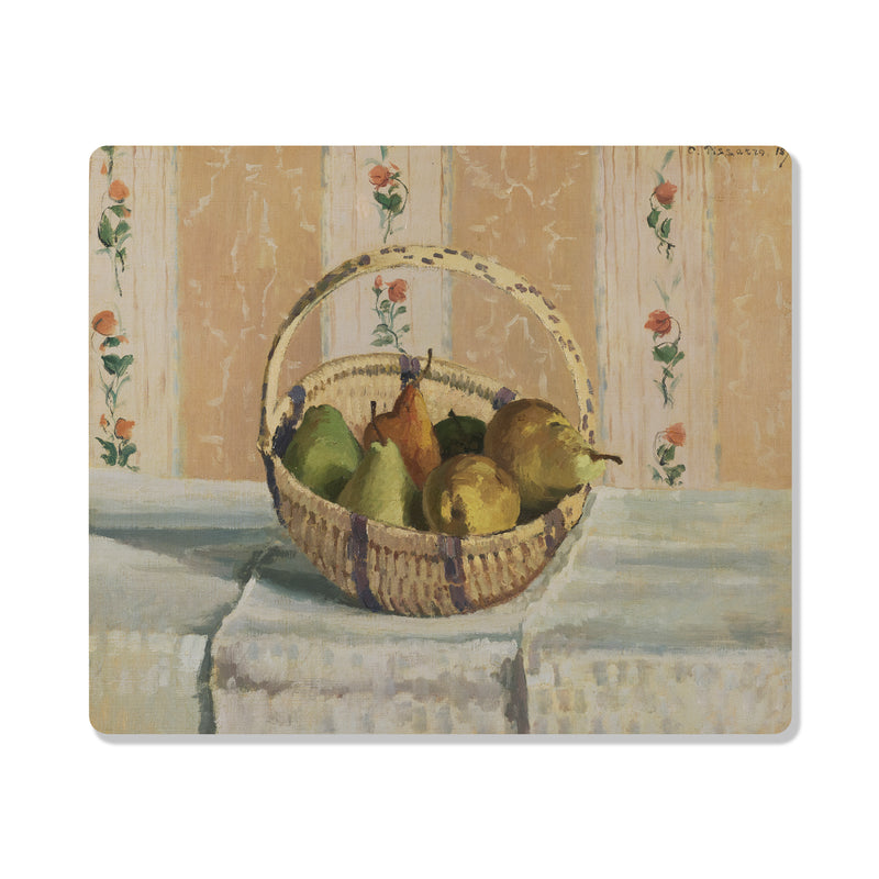 Pissarro “Still Life: Apples and Pears in a Round Basket” Mousepad