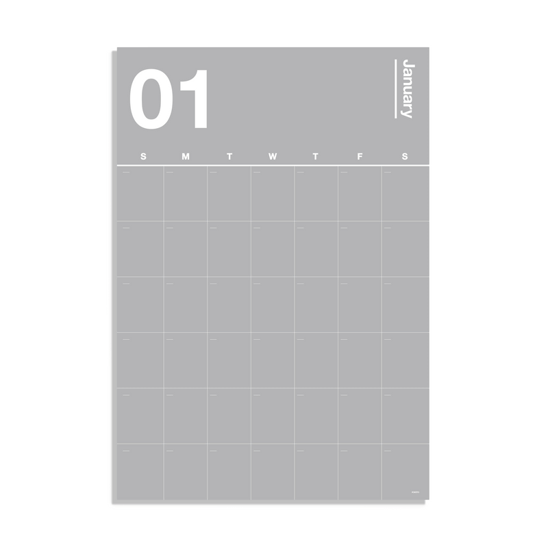 Spectrum Wall Planner - Grey