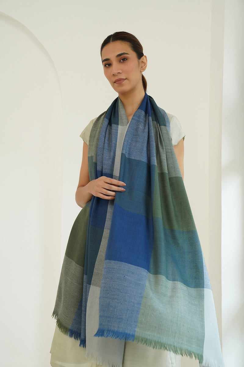 Poetry Cashmere Shawl - Monsoon