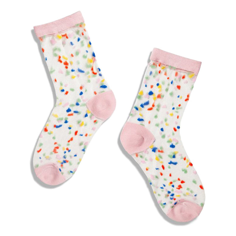 Sheer Socks - Confetti