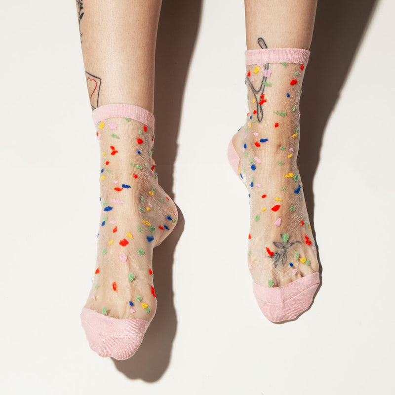 Sheer Socks - Confetti