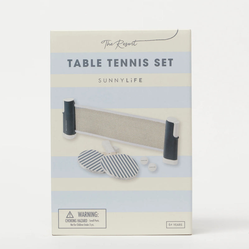 The Resort Table Tennis Set - Coastal Blue