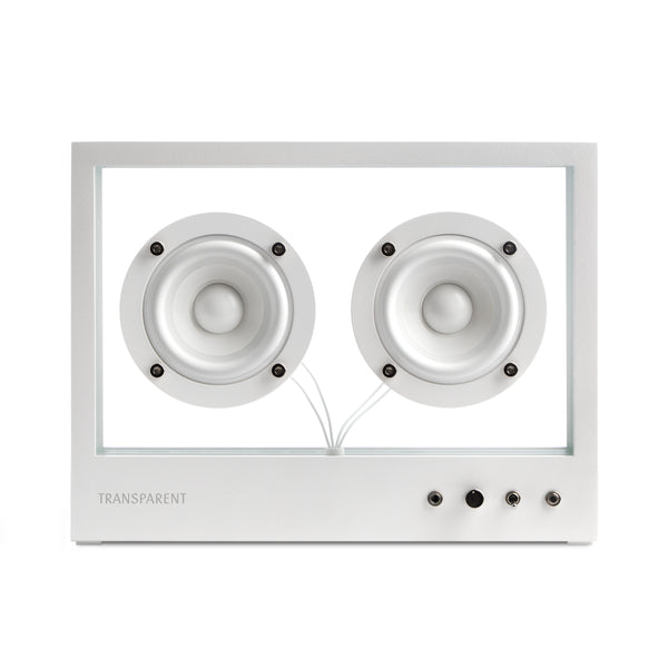 Small Transparent Speaker - White