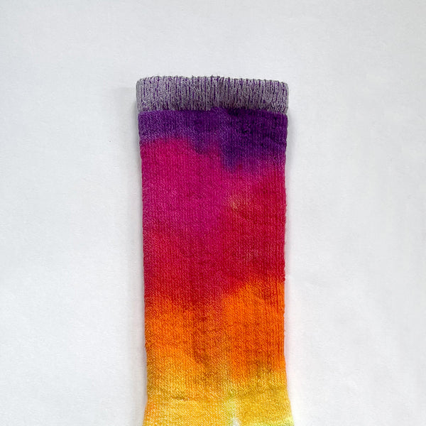 Rainbow Hand-Dyed XL Socks
