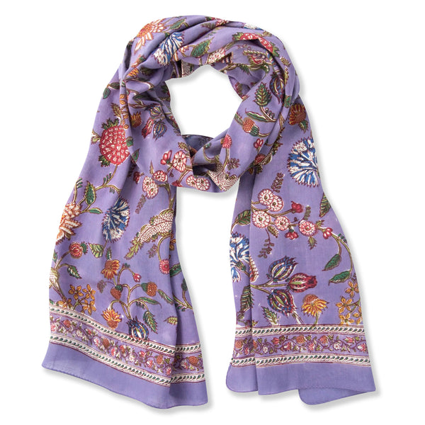 Rectangle Scarf - Lavender India