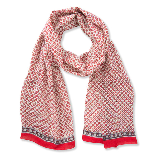Rectangle Scarf - Red Cloves