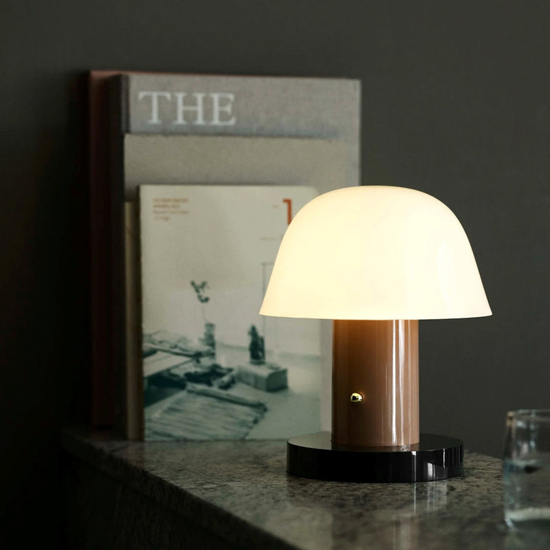 Setago Portable Table Lamp - Nude & Forest