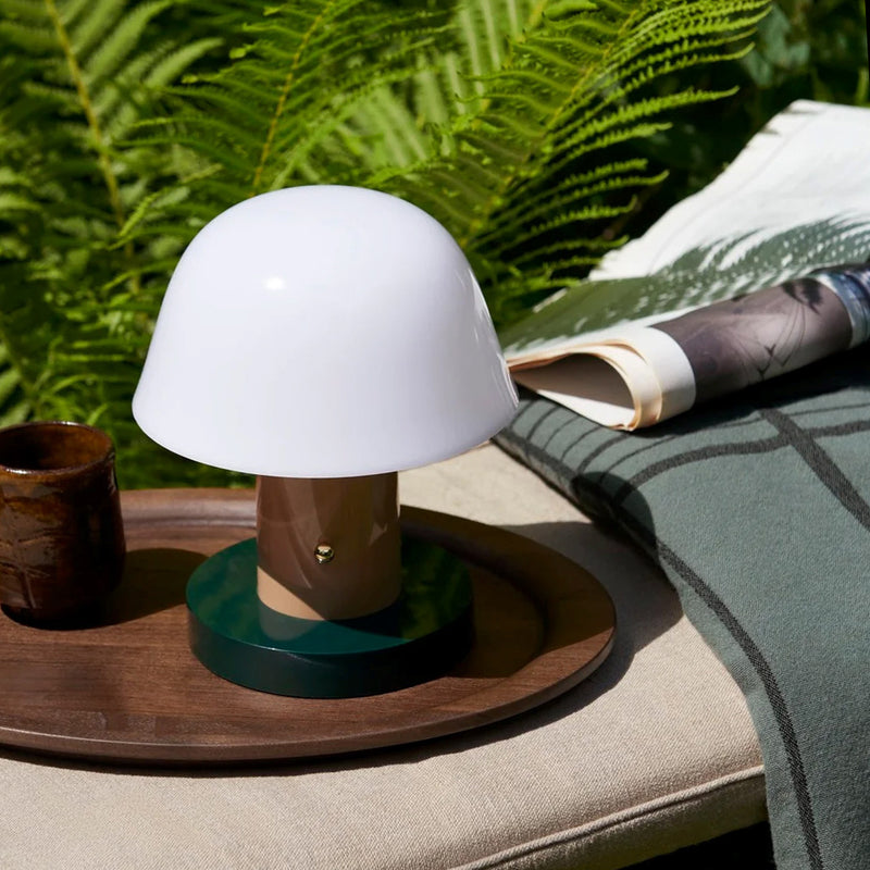 Setago Portable Table Lamp - Nude & Forest