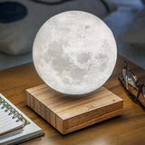 Smart Moon Lamp - Walnut