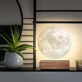 Smart Moon Lamp - Walnut