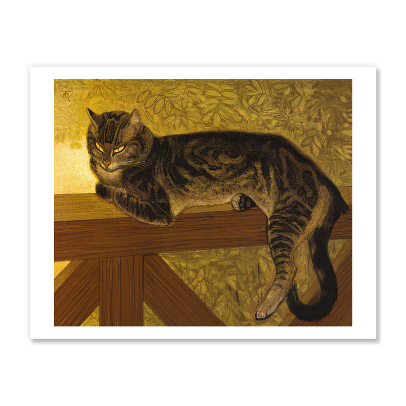 Théophile Alexandre Steinlen "Summer: Cat on a Balustrade" Print