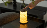 Mini Twist Hexagon Light | Walnut Drift