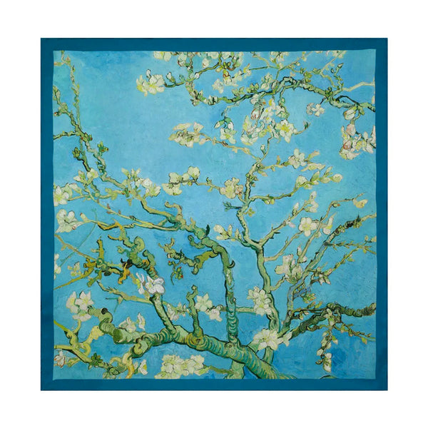 Van Gogh “Almond Blossoms” Square Scarf