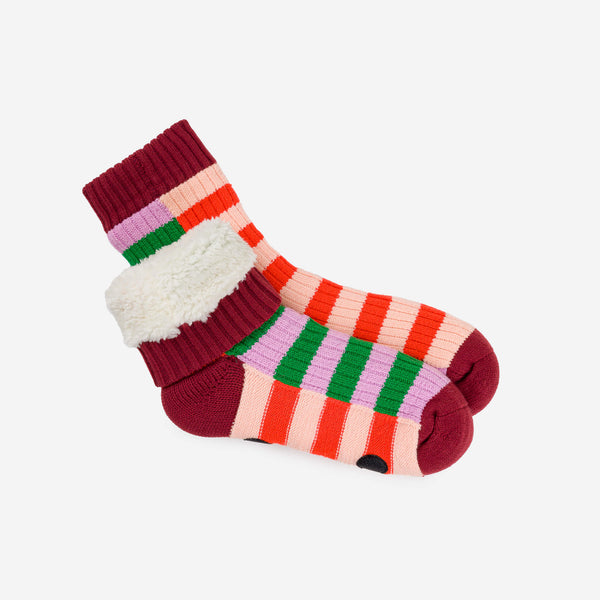 Super Stripe Knit House Socks
