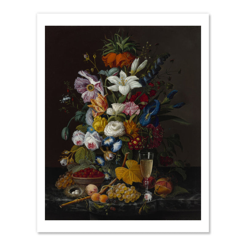 Severin Roesen "Victorian Bouquet" Print