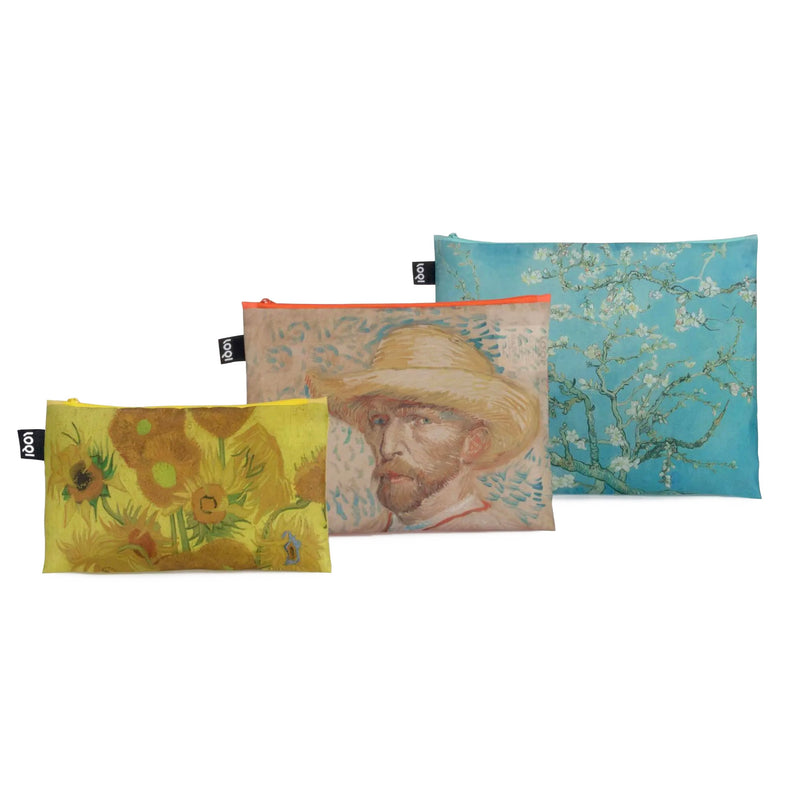 Van Gogh Assorted Zip Pocket Set of 3