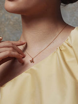 Cuckoo Flower Necklace with Pearl
