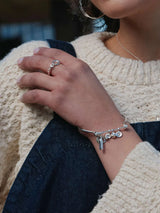 Boatyard Bangle with Mudlark Charms